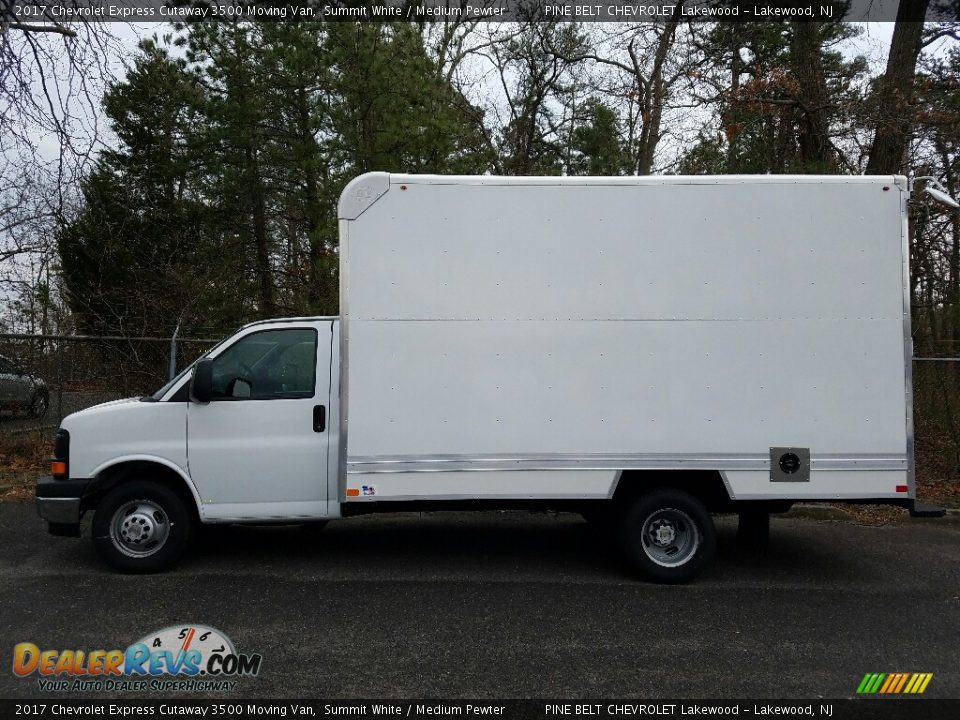 2017 Chevrolet Express Cutaway 3500 Moving Van Summit White / Medium Pewter Photo #3