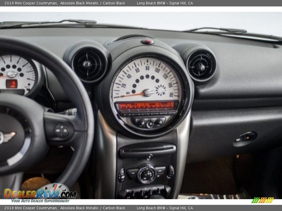 2014 Mini Cooper Countryman Absolute Black Metallic / Carbon Black Photo #5