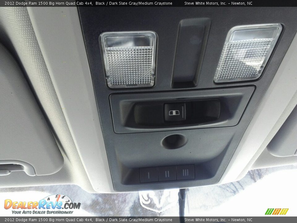 2012 Dodge Ram 1500 Big Horn Quad Cab 4x4 Black / Dark Slate Gray/Medium Graystone Photo #21