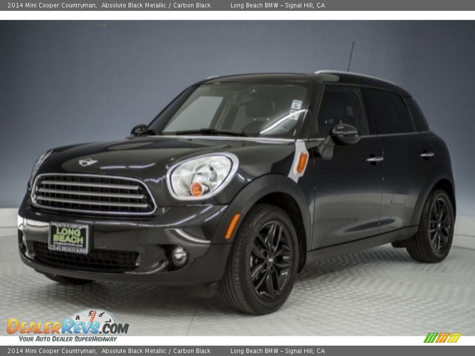 2014 Mini Cooper Countryman Absolute Black Metallic / Carbon Black Photo #29