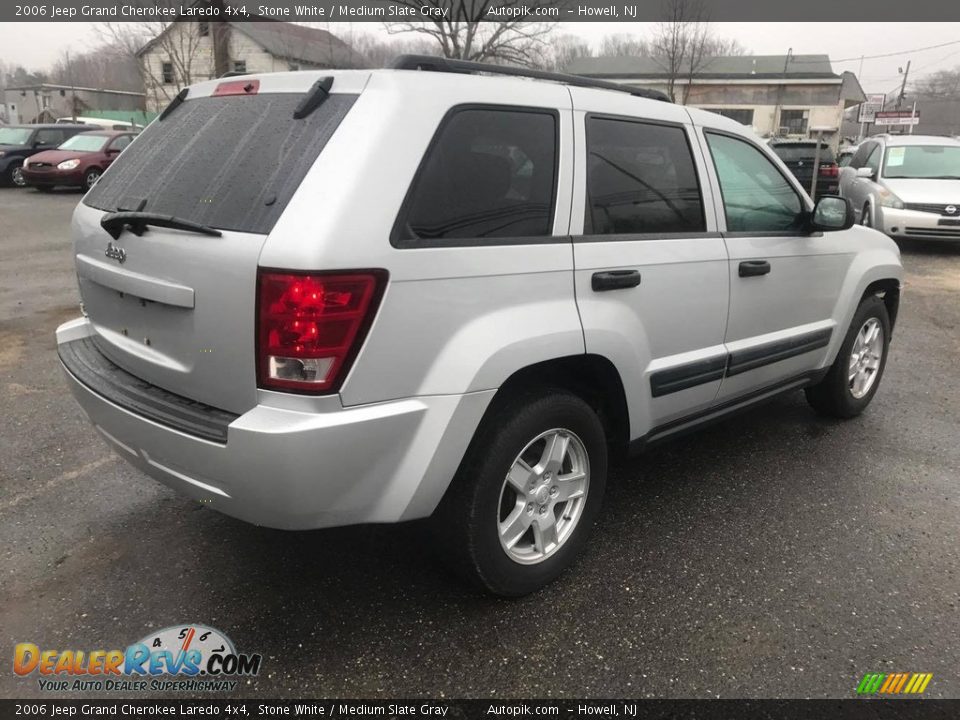 2006 Jeep Grand Cherokee Laredo 4x4 Stone White / Medium Slate Gray Photo #8