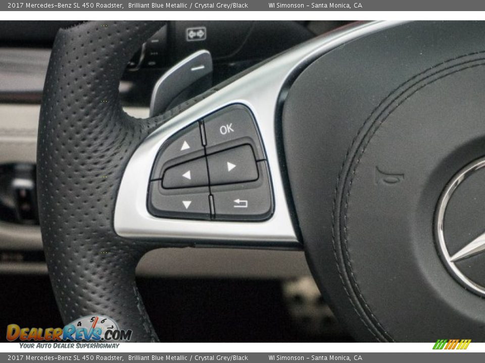 Controls of 2017 Mercedes-Benz SL 450 Roadster Photo #16