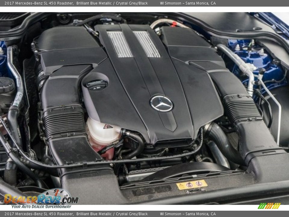 2017 Mercedes-Benz SL 450 Roadster 3.0 Liter DI biturbo DOHC 24-Valve VVT V6 Engine Photo #25