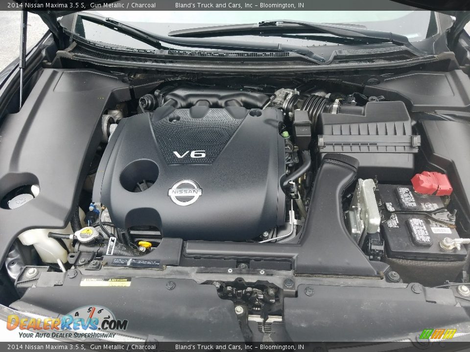 2014 Nissan Maxima 3.5 S Gun Metallic / Charcoal Photo #31