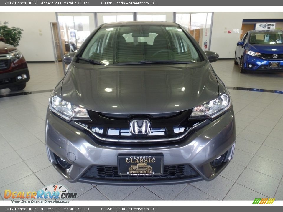 2017 Honda Fit EX Modern Steel Metallic / Black Photo #3