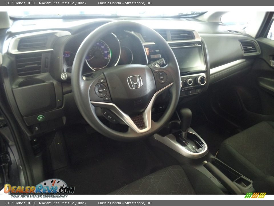 2017 Honda Fit EX Modern Steel Metallic / Black Photo #7