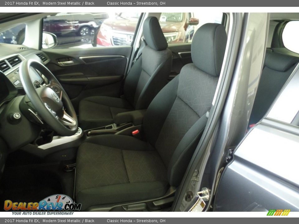 2017 Honda Fit EX Modern Steel Metallic / Black Photo #8