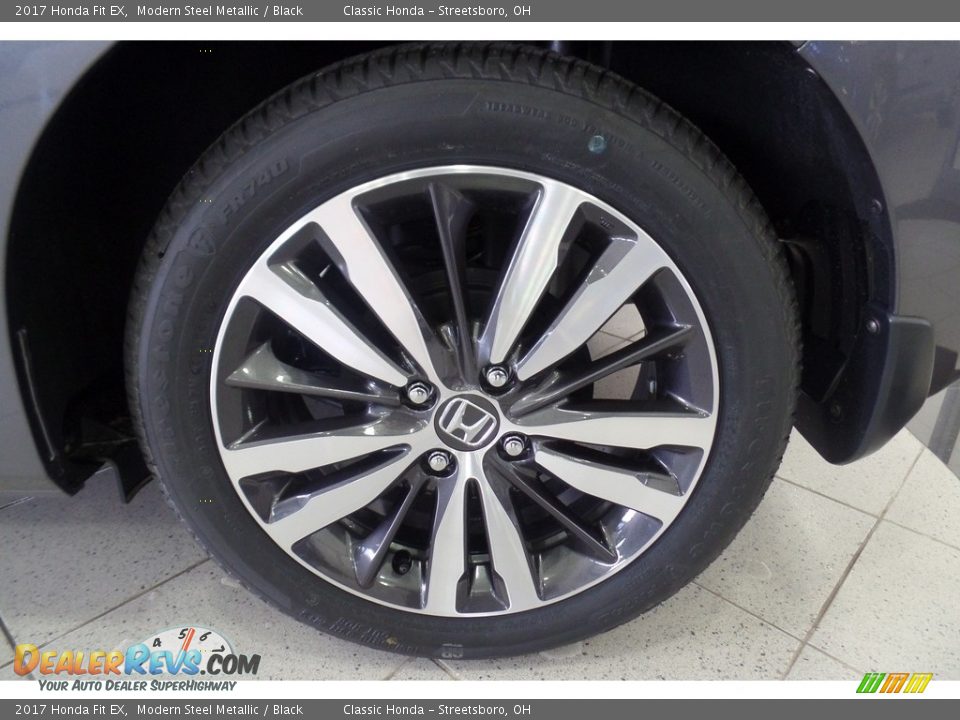 2017 Honda Fit EX Modern Steel Metallic / Black Photo #17