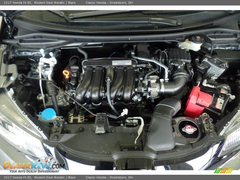 2017 Honda Fit EX Modern Steel Metallic / Black Photo #18