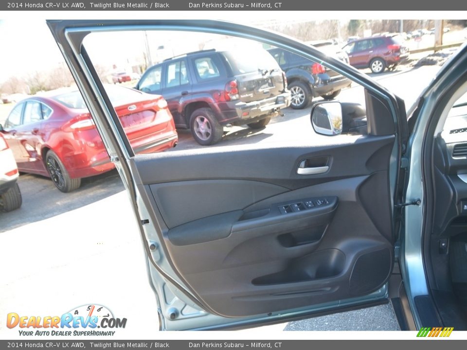 2014 Honda CR-V LX AWD Twilight Blue Metallic / Black Photo #18