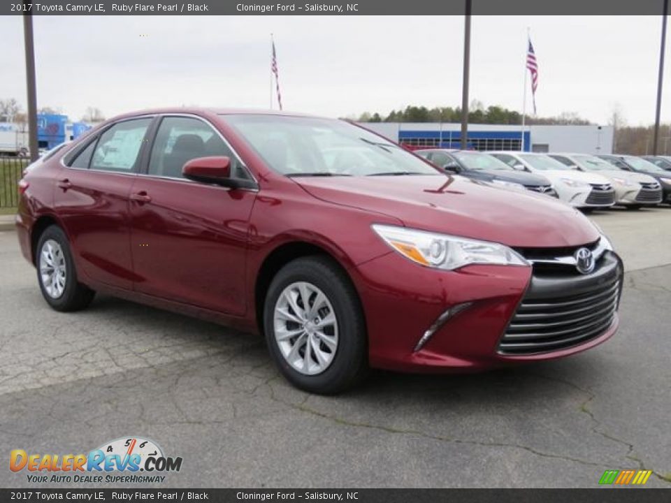 2017 Toyota Camry LE Ruby Flare Pearl / Black Photo #1
