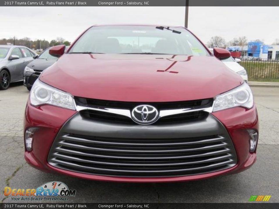 2017 Toyota Camry LE Ruby Flare Pearl / Black Photo #2