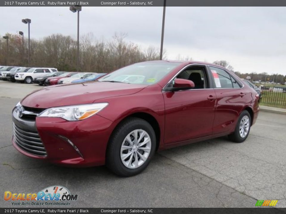 2017 Toyota Camry LE Ruby Flare Pearl / Black Photo #3