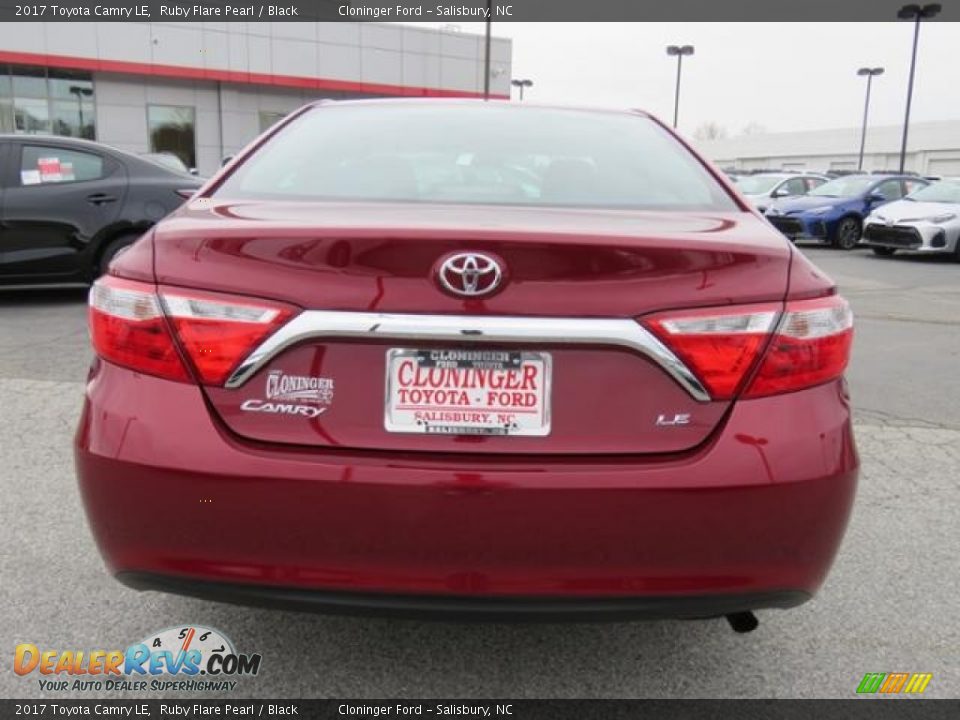 2017 Toyota Camry LE Ruby Flare Pearl / Black Photo #21