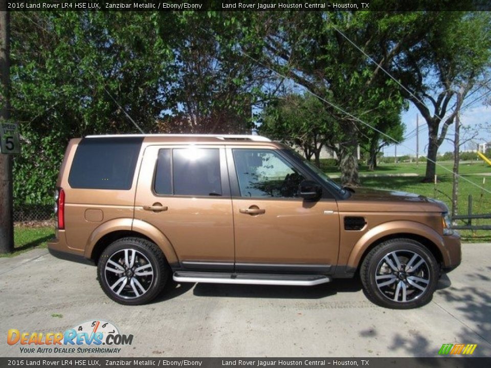 2016 Land Rover LR4 HSE LUX Zanzibar Metallic / Ebony/Ebony Photo #6