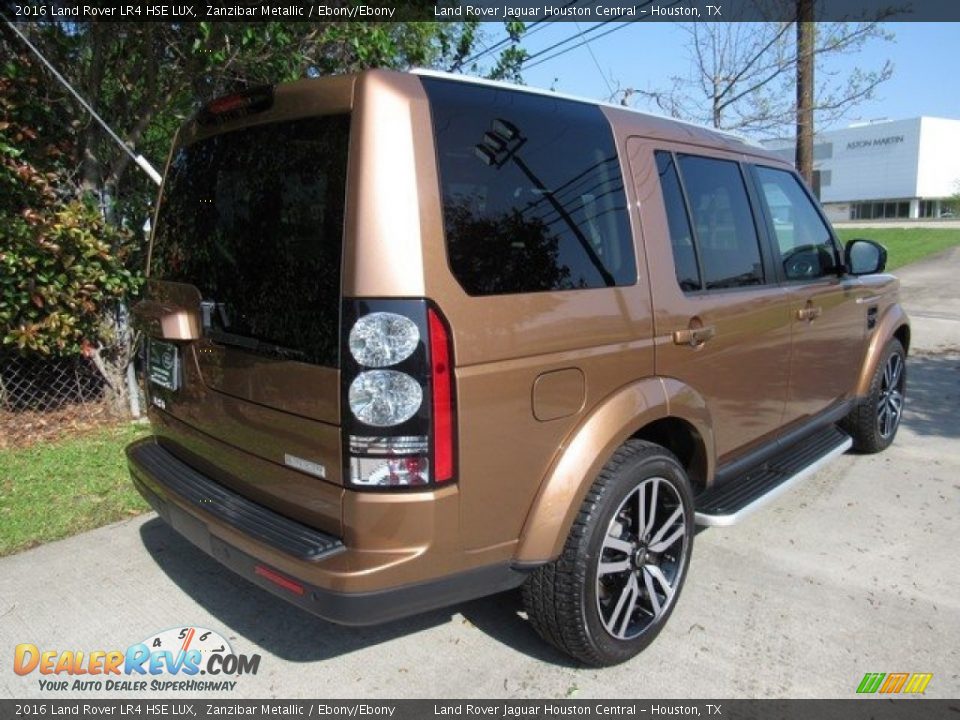 2016 Land Rover LR4 HSE LUX Zanzibar Metallic / Ebony/Ebony Photo #7