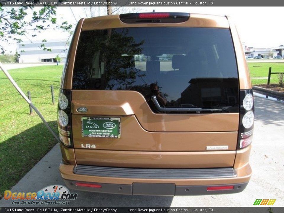 2016 Land Rover LR4 HSE LUX Zanzibar Metallic / Ebony/Ebony Photo #8
