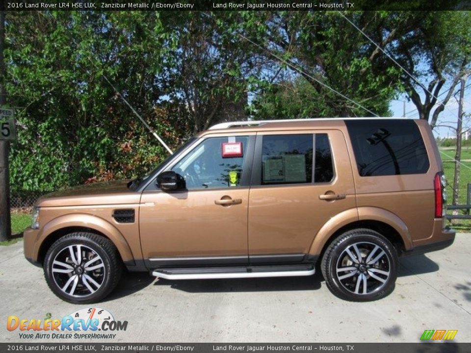 2016 Land Rover LR4 HSE LUX Zanzibar Metallic / Ebony/Ebony Photo #11