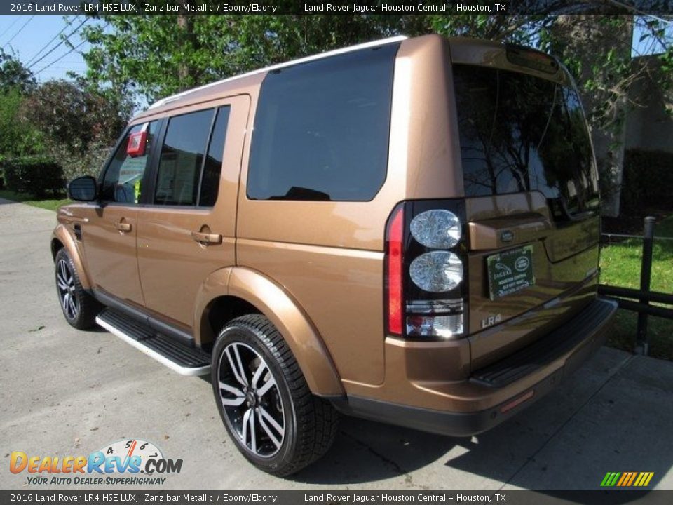2016 Land Rover LR4 HSE LUX Zanzibar Metallic / Ebony/Ebony Photo #12
