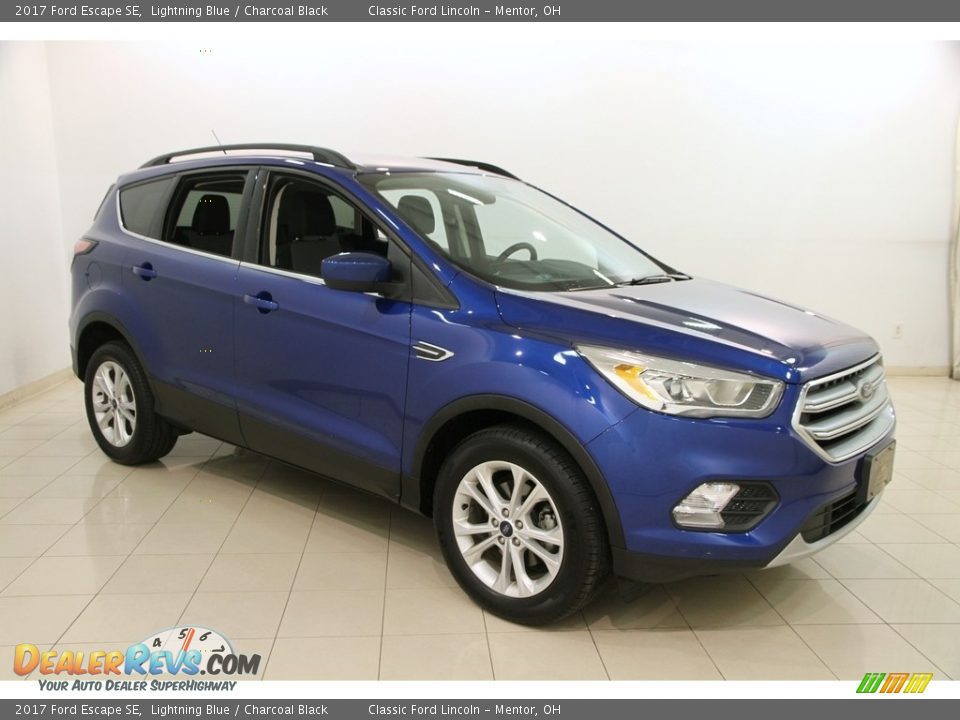 2017 Ford Escape SE Lightning Blue / Charcoal Black Photo #1