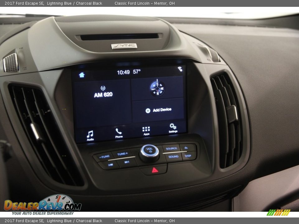 2017 Ford Escape SE Lightning Blue / Charcoal Black Photo #8