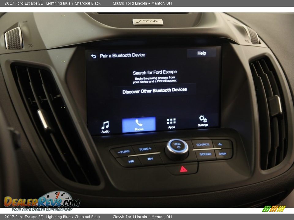 2017 Ford Escape SE Lightning Blue / Charcoal Black Photo #9