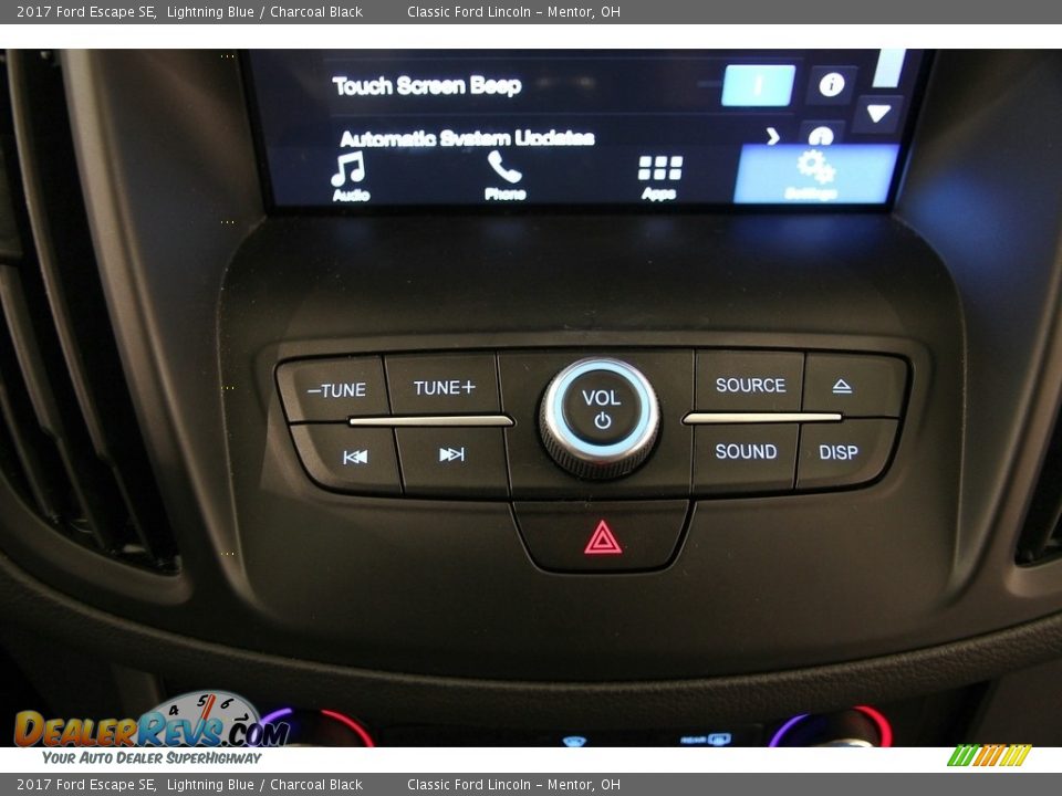2017 Ford Escape SE Lightning Blue / Charcoal Black Photo #11