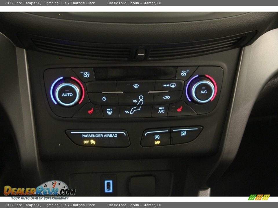 2017 Ford Escape SE Lightning Blue / Charcoal Black Photo #12