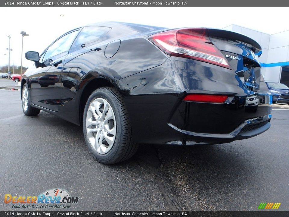 2014 Honda Civic LX Coupe Crystal Black Pearl / Black Photo #5