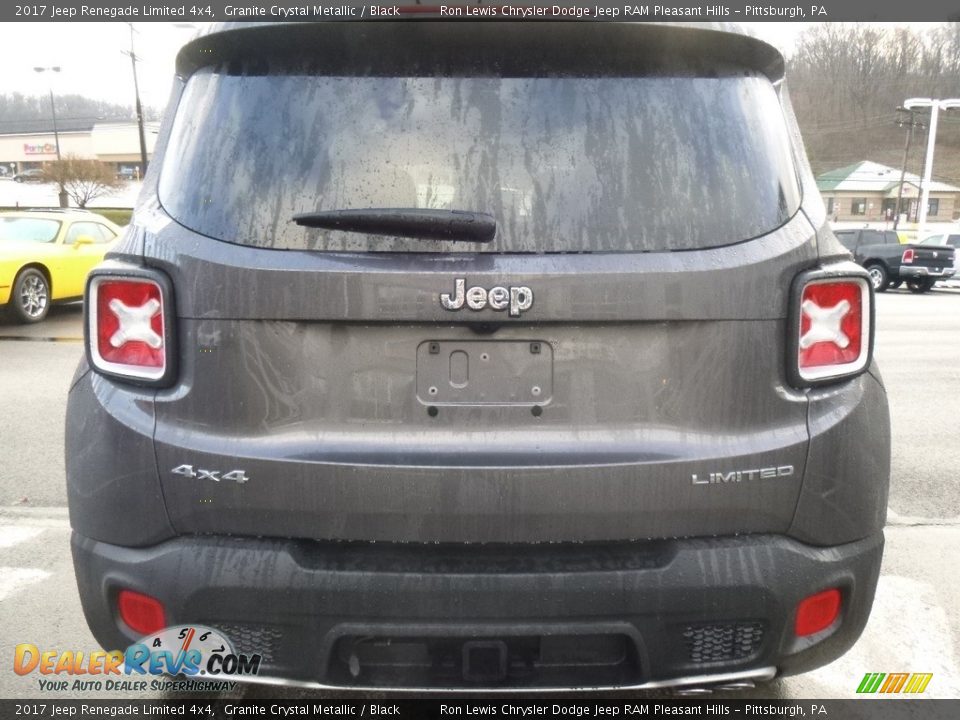 2017 Jeep Renegade Limited 4x4 Granite Crystal Metallic / Black Photo #3