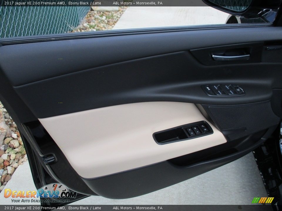 Door Panel of 2017 Jaguar XE 20d Premium AWD Photo #11