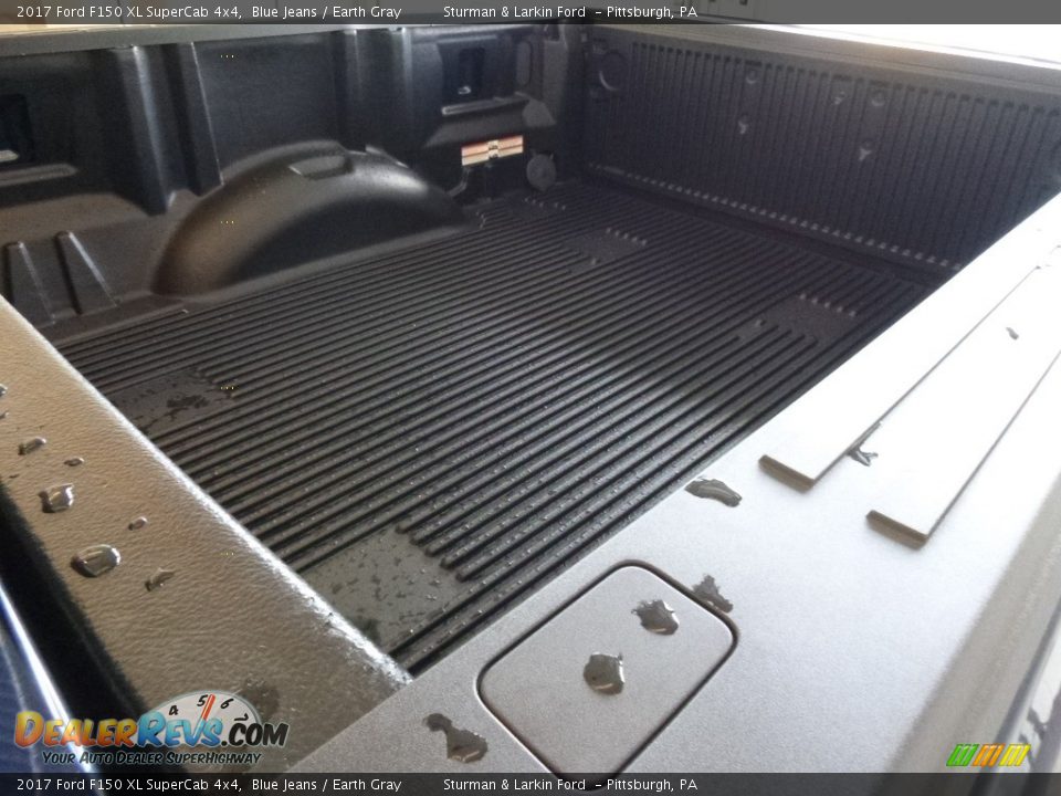 2017 Ford F150 XL SuperCab 4x4 Blue Jeans / Earth Gray Photo #9