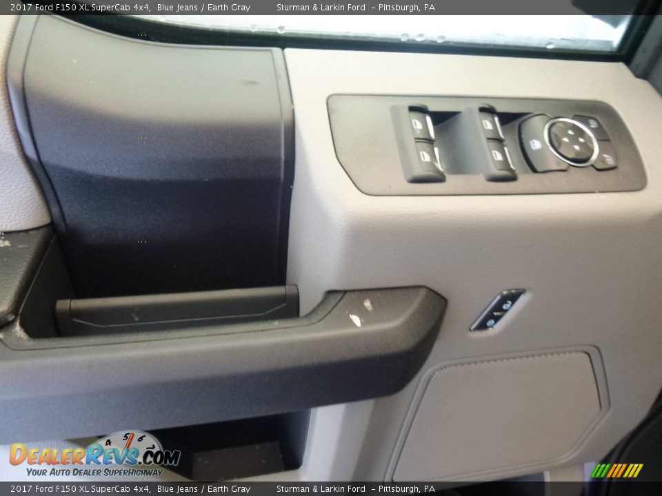2017 Ford F150 XL SuperCab 4x4 Blue Jeans / Earth Gray Photo #10