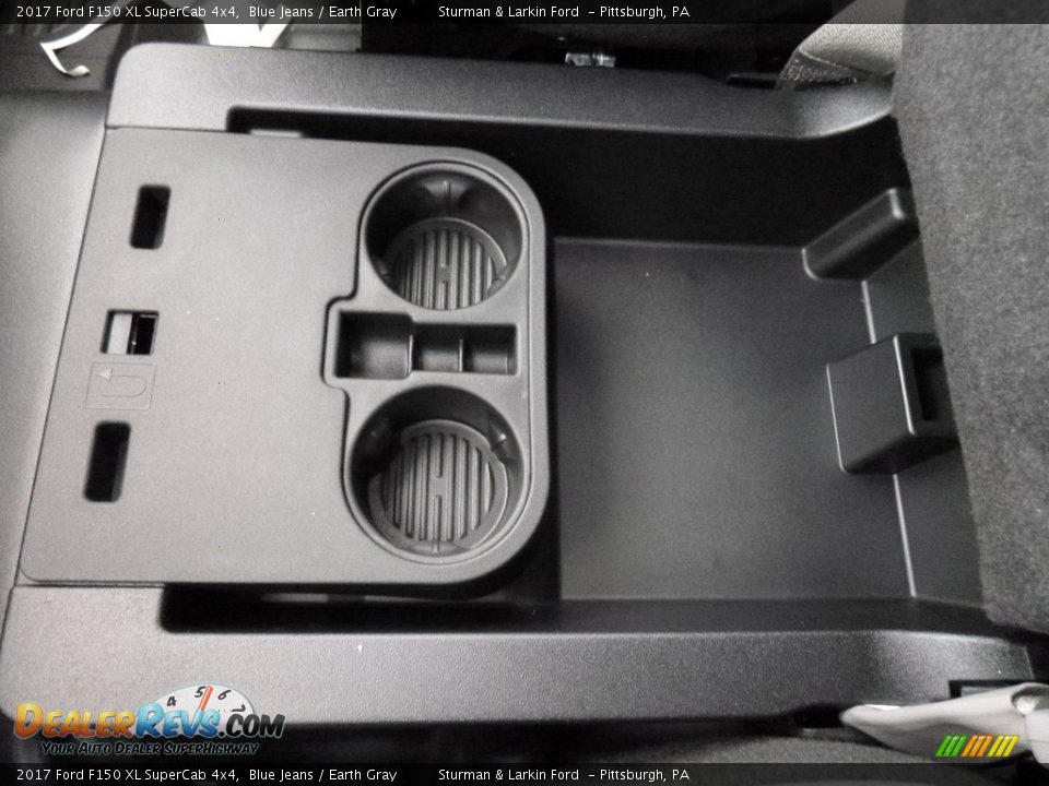 2017 Ford F150 XL SuperCab 4x4 Blue Jeans / Earth Gray Photo #14