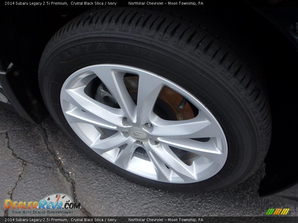 2014 Subaru Legacy 2.5i Premium Crystal Black Silica / Ivory Photo #12