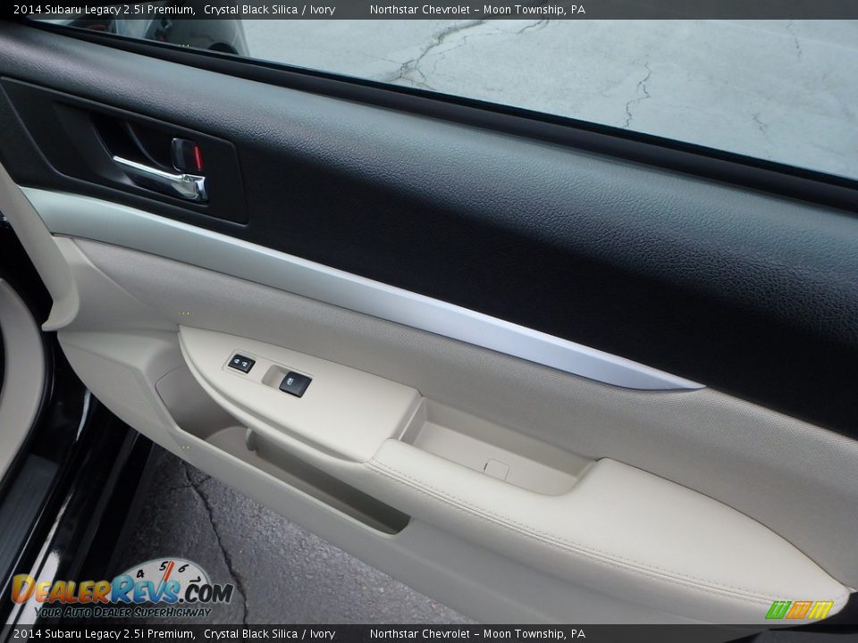 2014 Subaru Legacy 2.5i Premium Crystal Black Silica / Ivory Photo #15