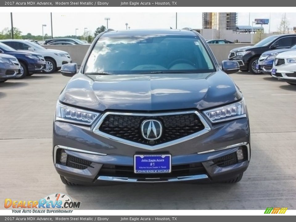 2017 Acura MDX Advance Modern Steel Metallic / Ebony Photo #2