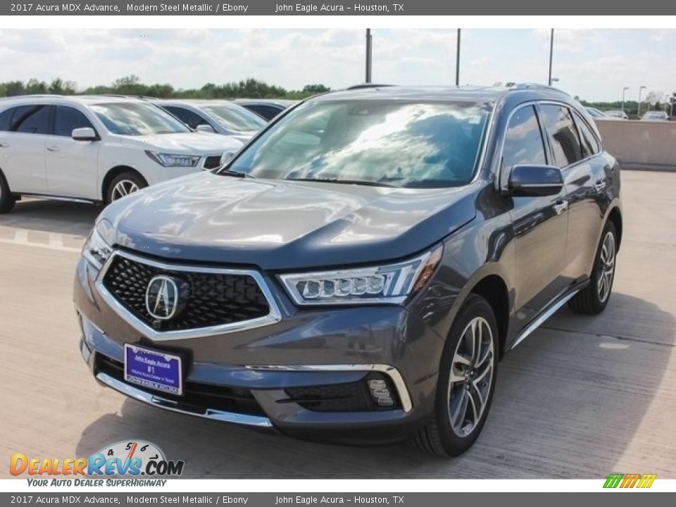 2017 Acura MDX Advance Modern Steel Metallic / Ebony Photo #3