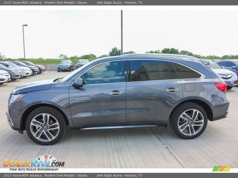 2017 Acura MDX Advance Modern Steel Metallic / Ebony Photo #4