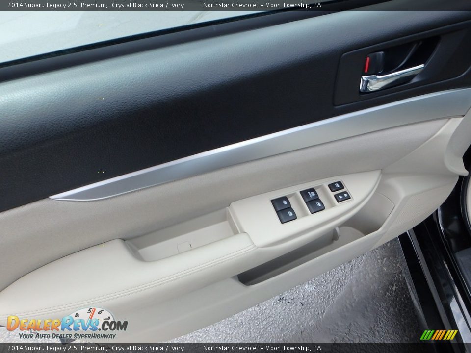 2014 Subaru Legacy 2.5i Premium Crystal Black Silica / Ivory Photo #22