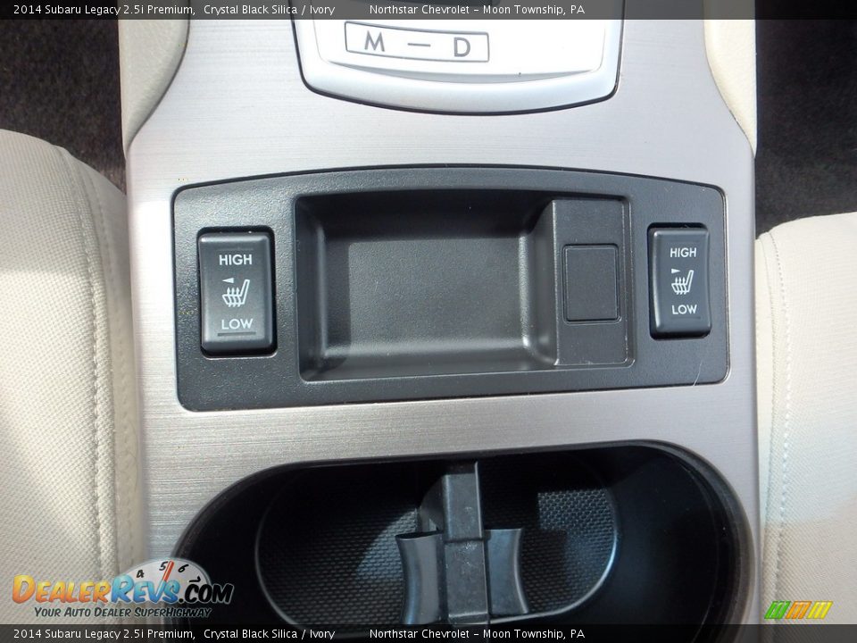 2014 Subaru Legacy 2.5i Premium Crystal Black Silica / Ivory Photo #24