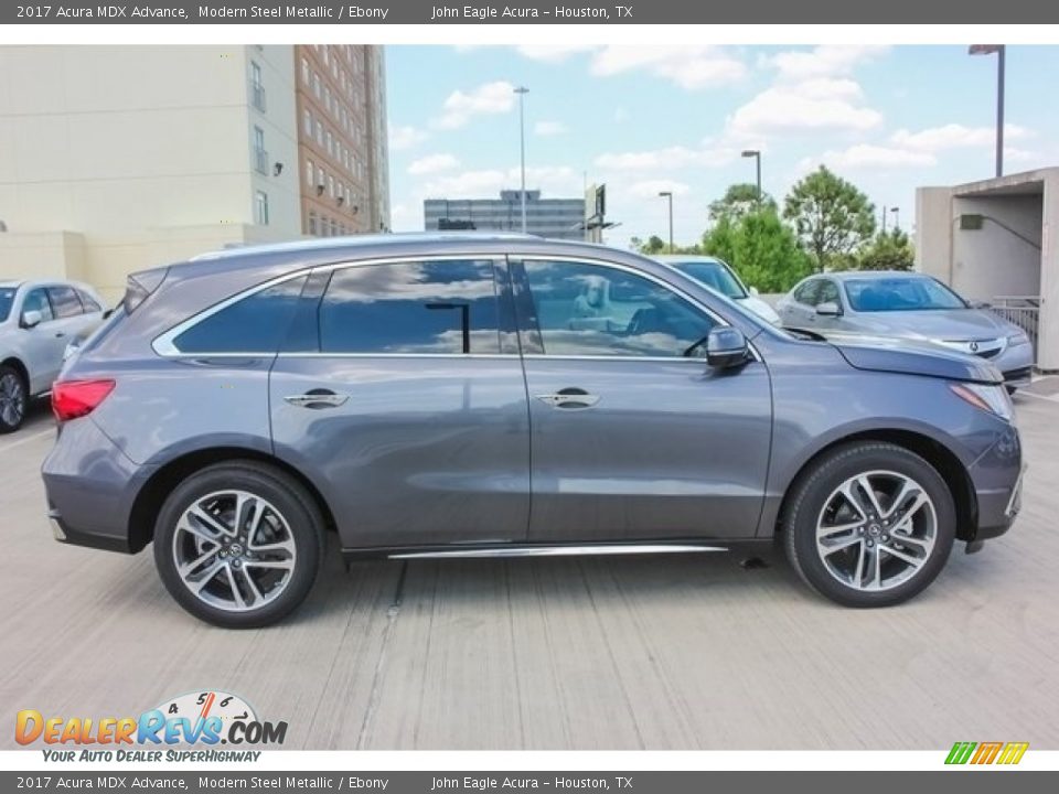 2017 Acura MDX Advance Modern Steel Metallic / Ebony Photo #8