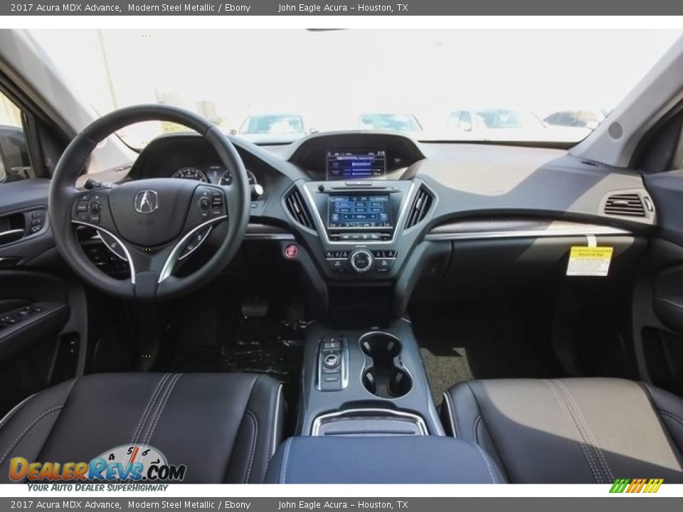 2017 Acura MDX Advance Modern Steel Metallic / Ebony Photo #9