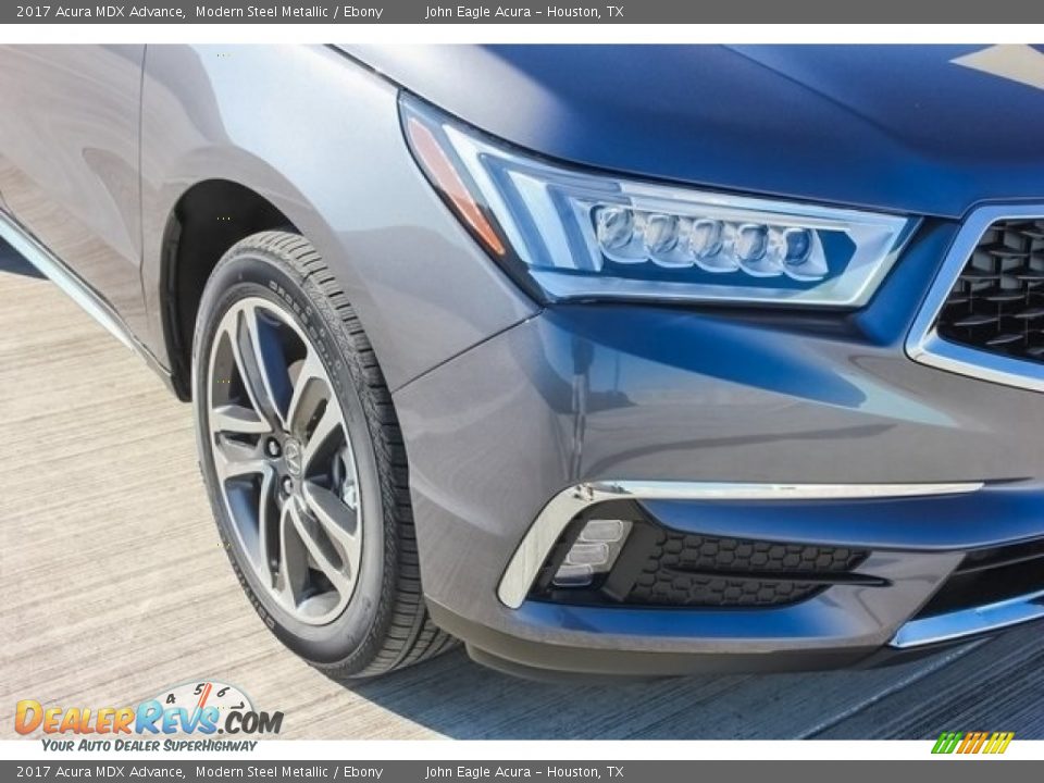 2017 Acura MDX Advance Modern Steel Metallic / Ebony Photo #10