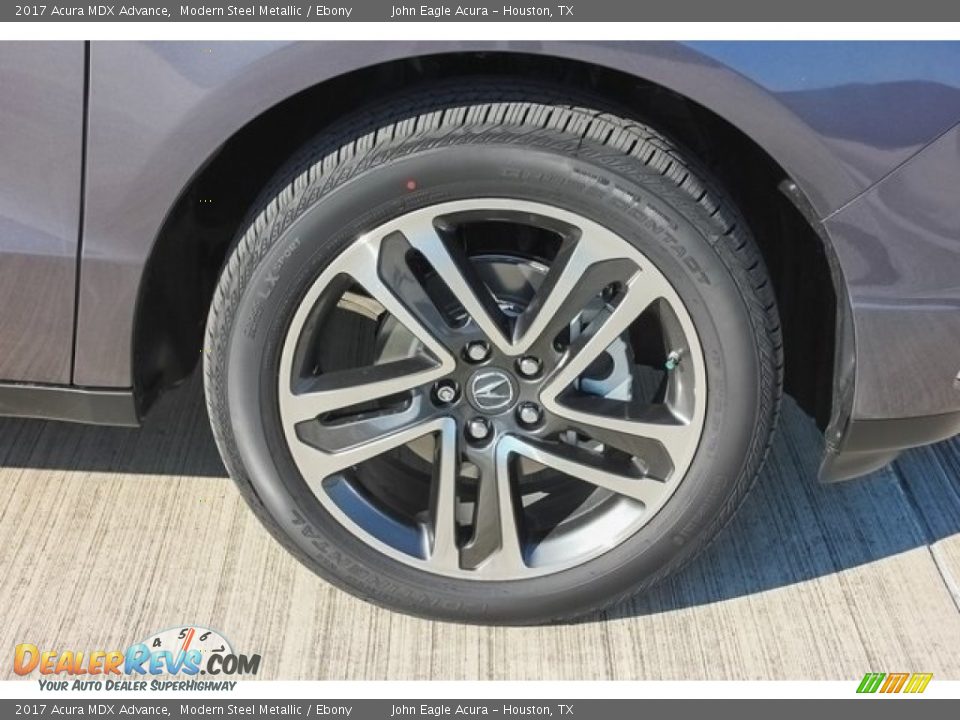 2017 Acura MDX Advance Modern Steel Metallic / Ebony Photo #11