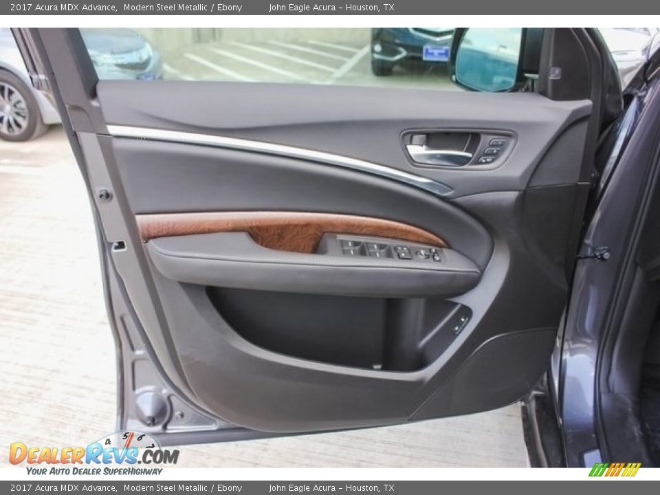 2017 Acura MDX Advance Modern Steel Metallic / Ebony Photo #12