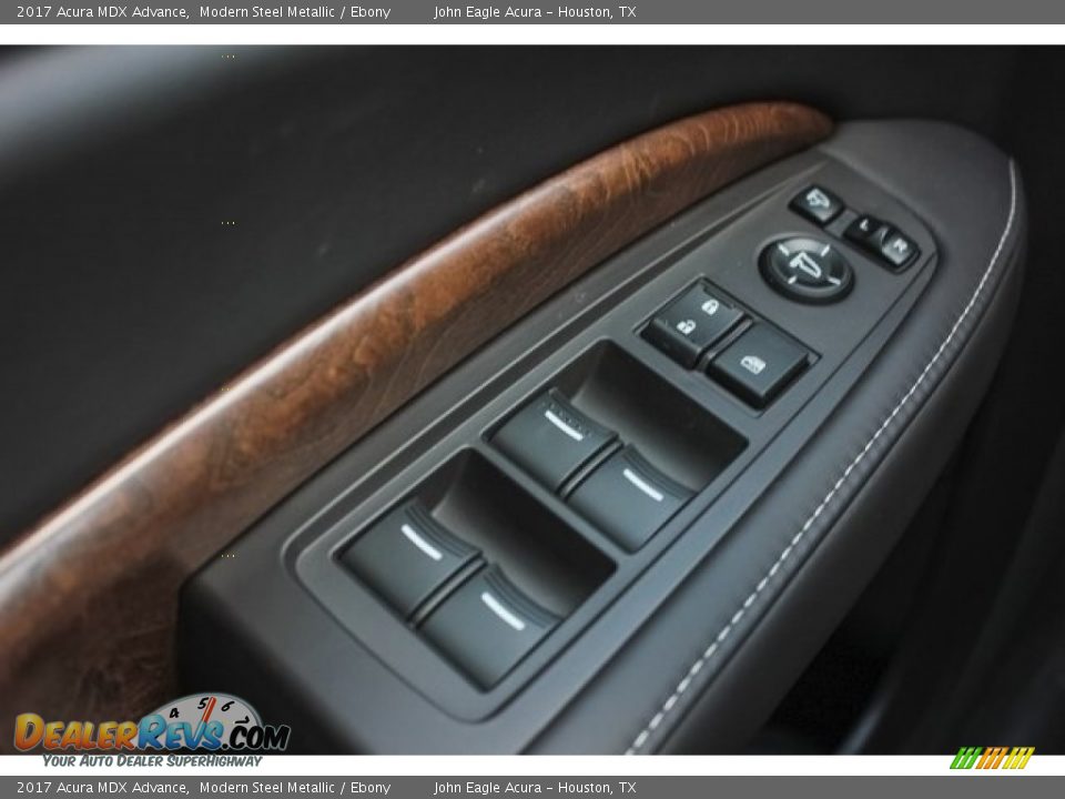 2017 Acura MDX Advance Modern Steel Metallic / Ebony Photo #14