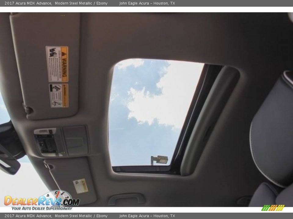 2017 Acura MDX Advance Modern Steel Metallic / Ebony Photo #15