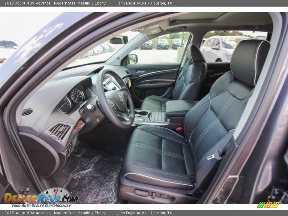 2017 Acura MDX Advance Modern Steel Metallic / Ebony Photo #16