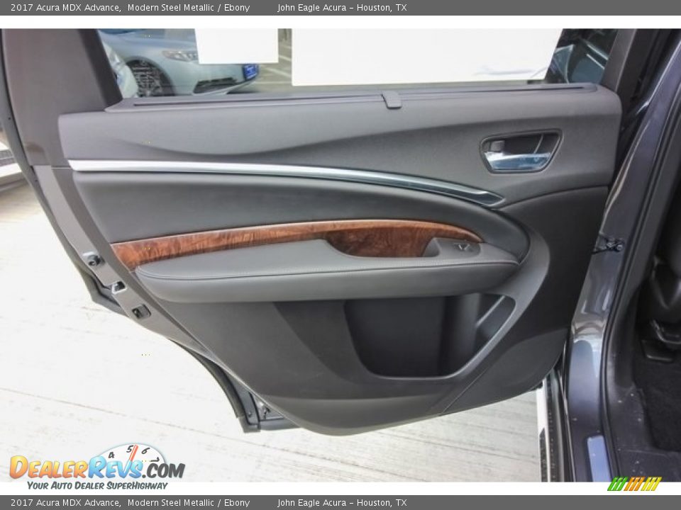 2017 Acura MDX Advance Modern Steel Metallic / Ebony Photo #17